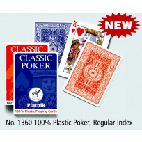 Карты пластиковые игральные "Classic Poker", 55листов